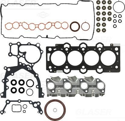 GLASER S8075200 Gasket set complete Polo 6R 1.4 85 hp Petrol 2012 price