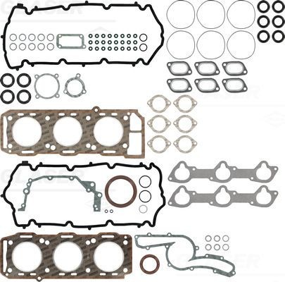 S32908-00 GLASER Cylinder head gasket ALFA ROMEO with crankshaft seal, with valve stem seals, with cylinder sleeve ring, without oil sump gasket