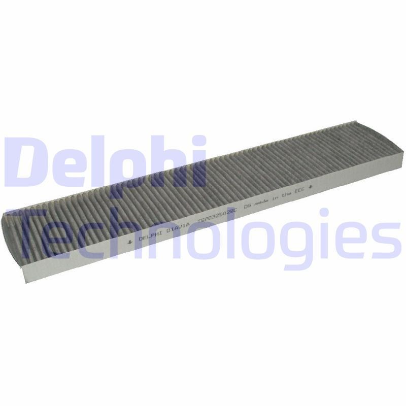 TSP0325029C DELPHI Pollen filter FORD Activated Carbon Filter, 534 mm x 111 mm x 25 mm