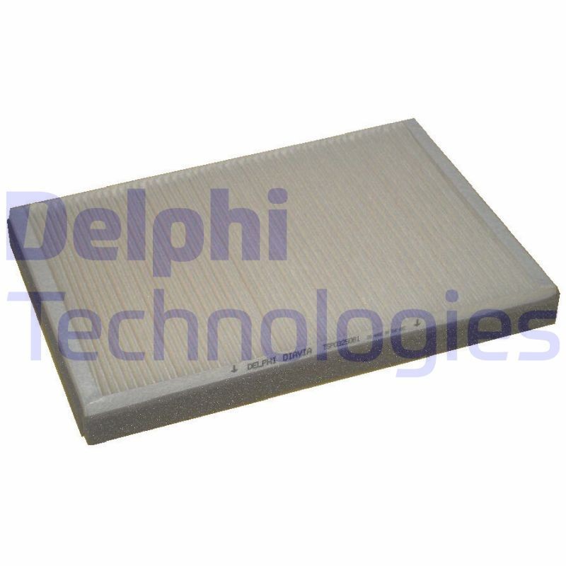 DELPHI Activated Carbon Filter, 353 mm x 245 mm x 30 mm Width: 245mm, Height: 30mm, Length: 353mm Cabin filter TSP0325061C buy