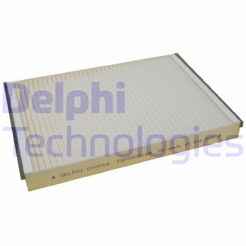 DELPHI Pollen Filter, 292 mm x 198 mm x 30 mm Width: 198mm, Height: 30mm, Length: 292mm Cabin filter TSP0325189 buy