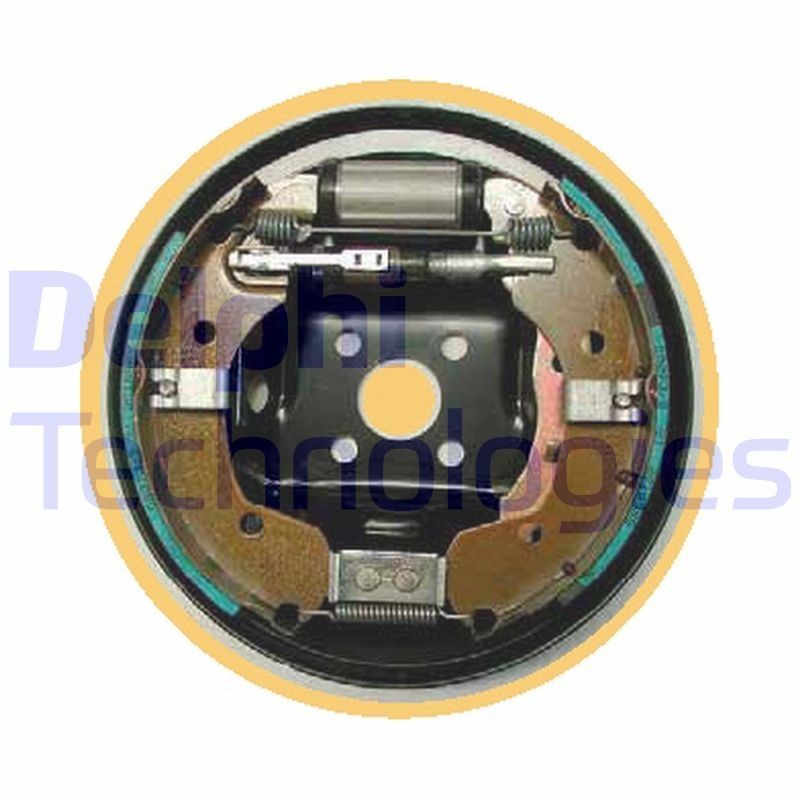 DELPHI with wheel brake cylinder, with accessories, with back plate Brake Set, drum brakes LG16051 buy