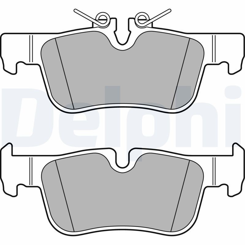 DELPHI Disc pads rear and front BMW 1 Hatchback (F40) new LP2719