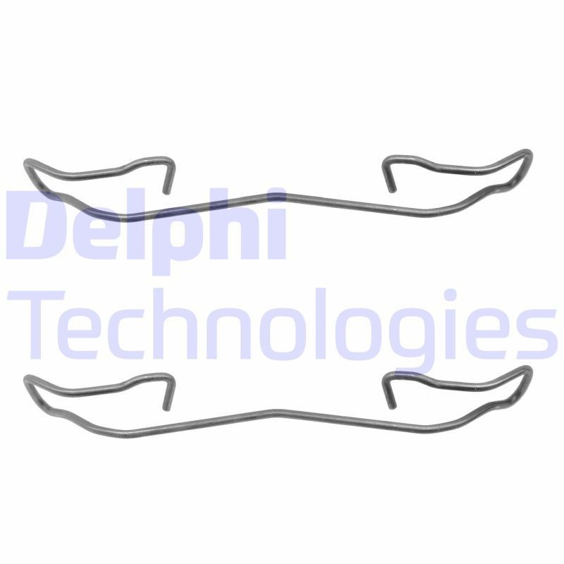 DELPHI LX0321 Brake pad accessory kit Ford Focus dnw 1.6 16V Flexifuel 102 hp Petrol/Ethanol 2002 price