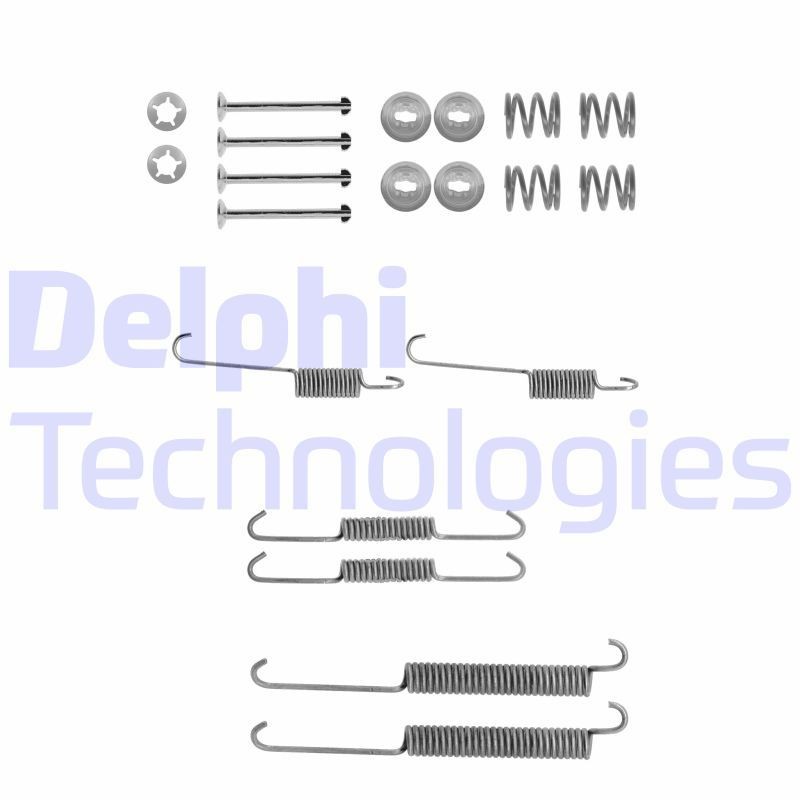 DELPHI LY1229 Accessory kit brake shoes Peugeot 206 SW 1.6 16V 109 hp Petrol 2021 price