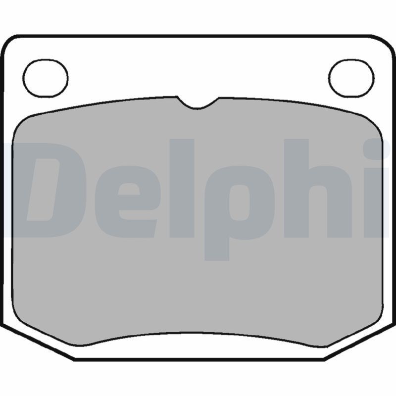 20402 DELPHI LP131 Brake pad set 4906 632