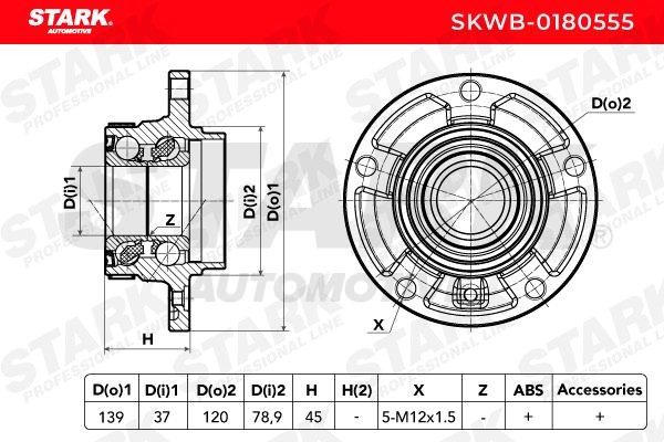STARK Hub bearing SKWB-0180555