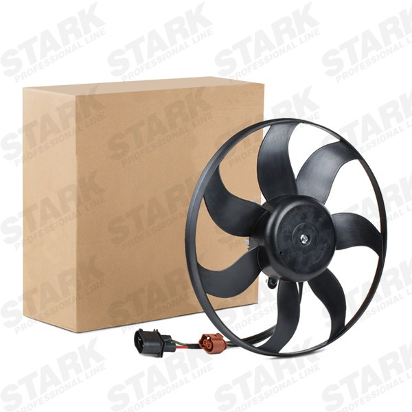 STARK SKRF-0300033 Fan, radiator Ø: 360 mm, 12V, 300W, without carrier frame, with electric motor, with socket, with integrated regulator