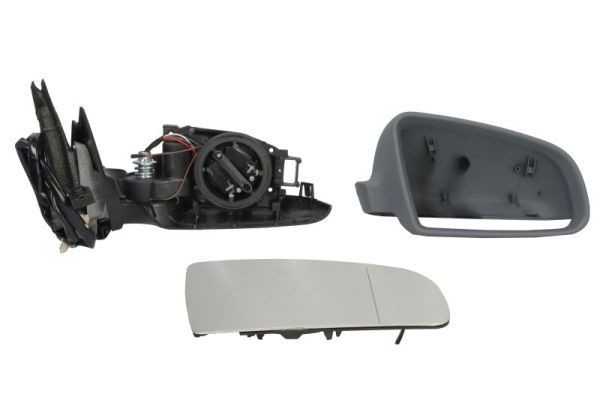 BLIC 5402-04-1191525 Wing mirror Right, primed, Electric, Complete Mirror, Heated, Aspherical