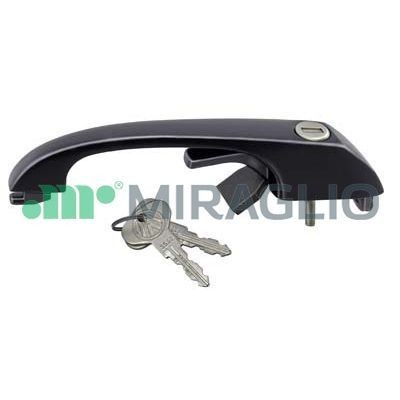 MIRAGLIO both sides, with key, black Door Handle 80.760.08 buy