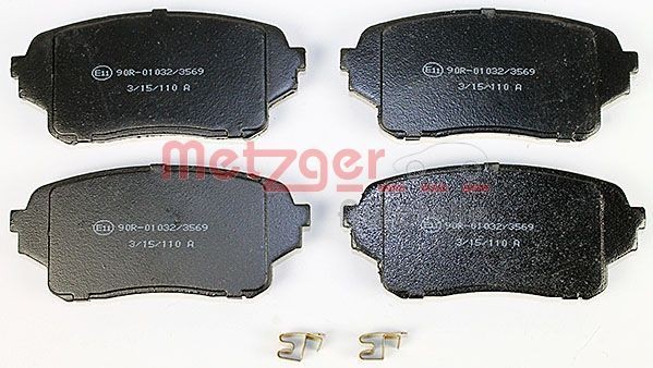 METZGER Brake pad kit 1170669 for SUZUKI GRAND VITARA