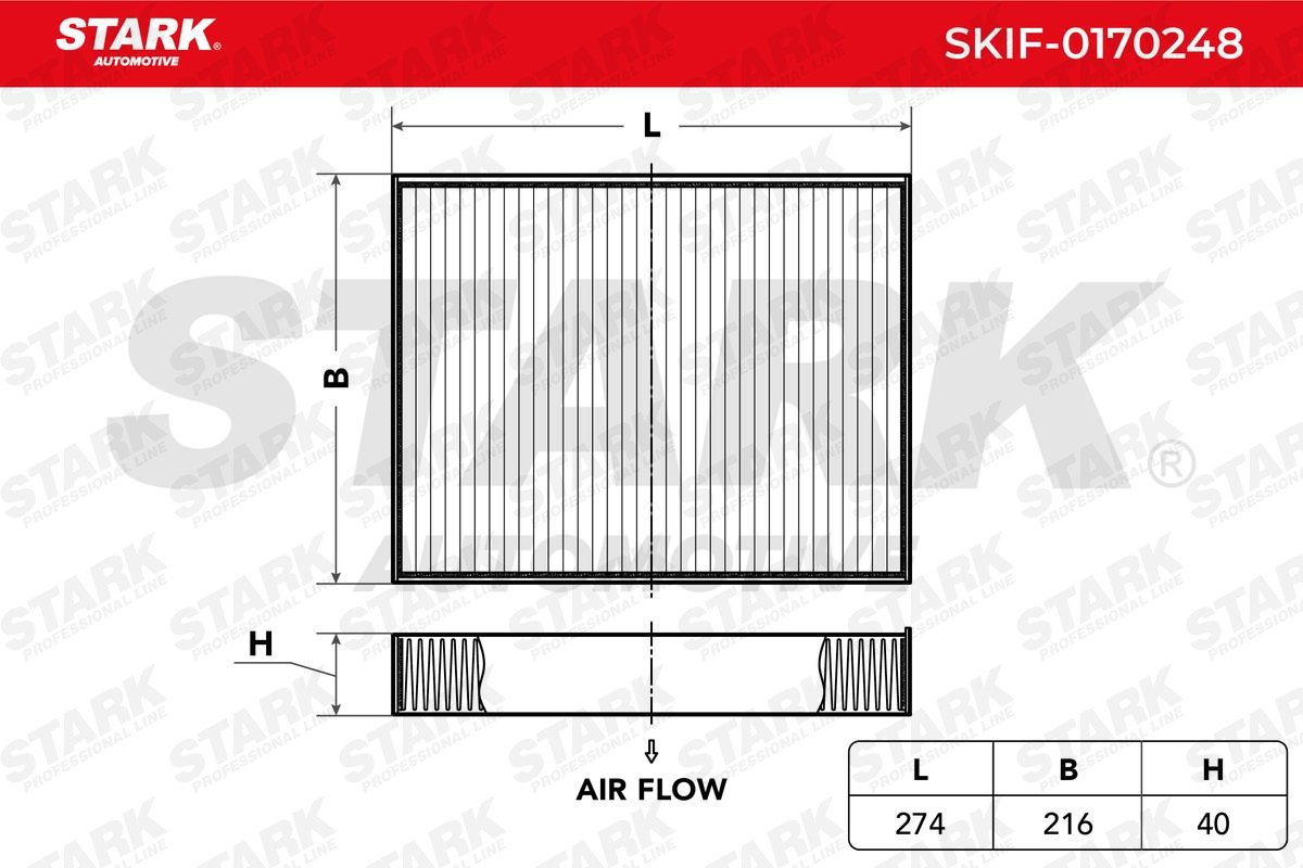 SKIF0170248 AC filter STARK SKIF-0170248 review and test
