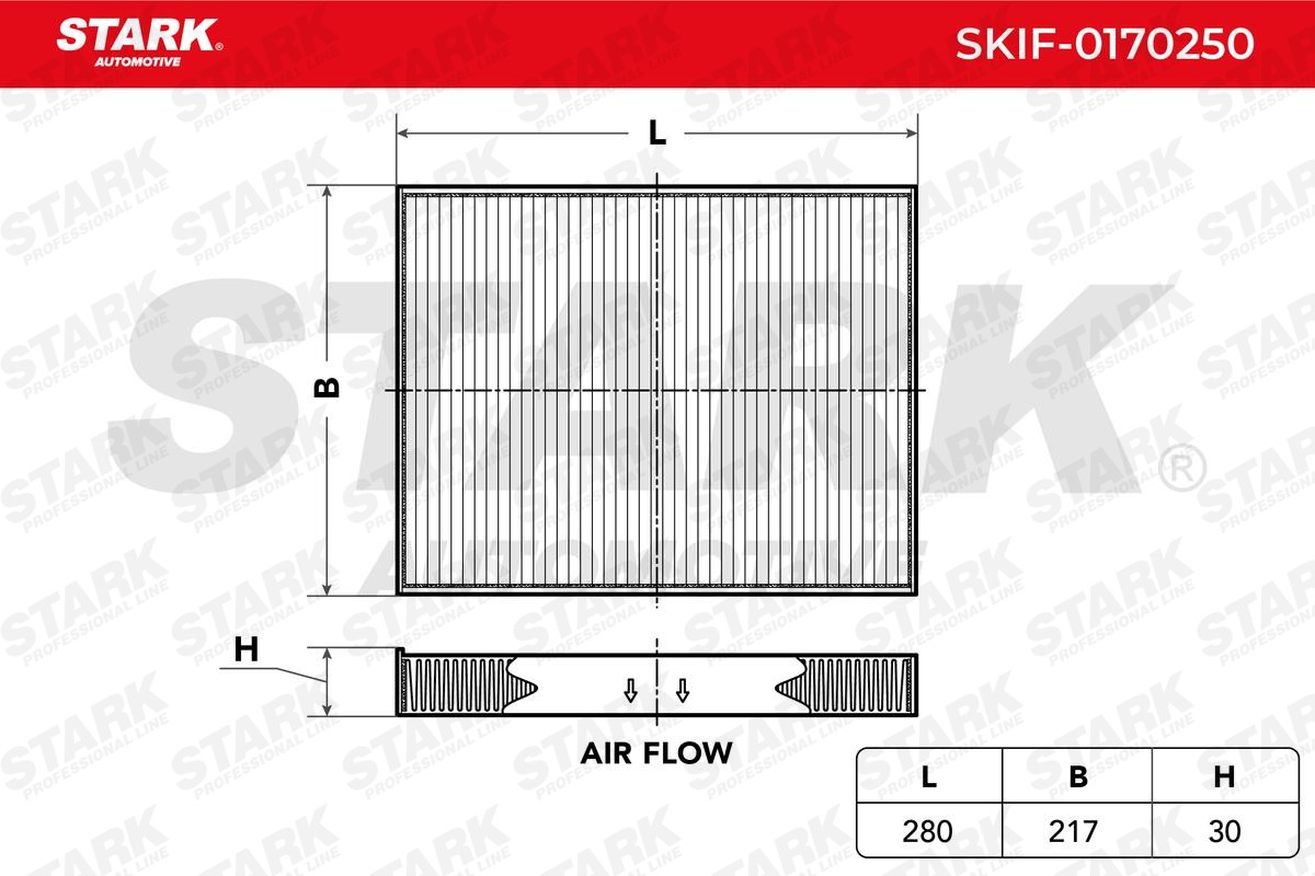 SKIF0170250 AC filter STARK SKIF-0170250 review and test