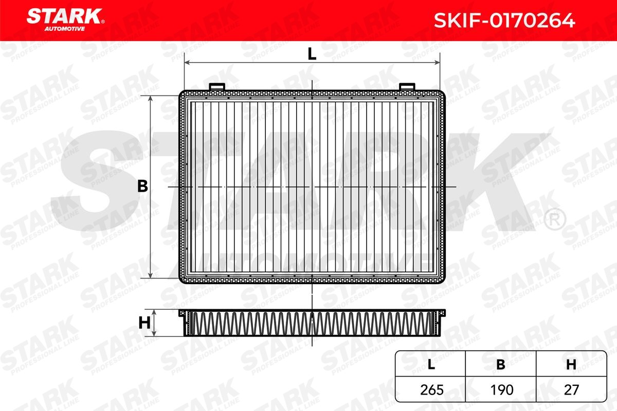 OEM-quality STARK SKIF-0170264 Air conditioner filter