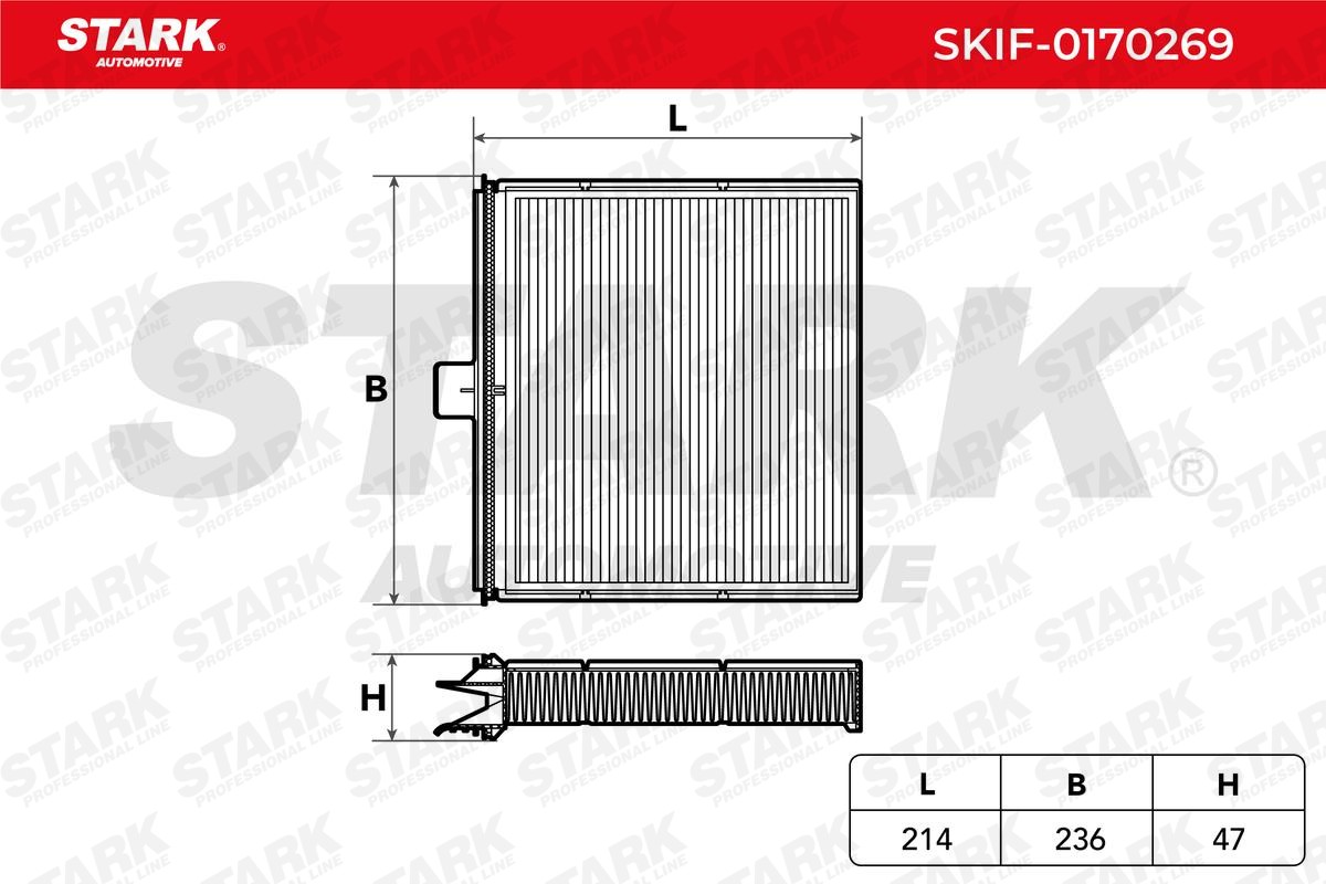 OEM-quality STARK SKIF-0170269 Air conditioner filter