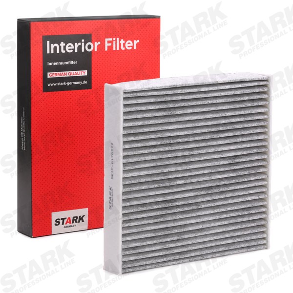 STARK SKIF-0170277 Pollen filter Filter Insert, Activated Carbon Filter, 224 mm x 222 mm x 35 mm