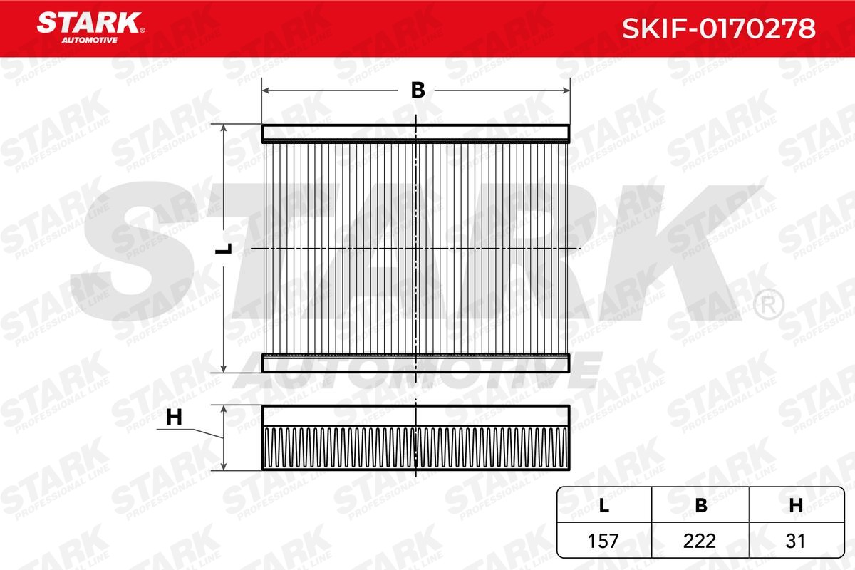 SKIF-0170278 Innenraumluftfilter STARK Erfahrung