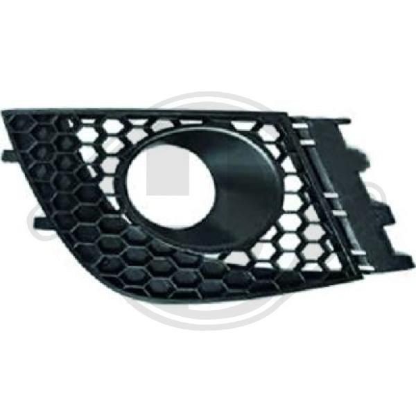 Bumper grille DIEDERICHS Fitting Position: Right, Vehicle Equipment: for vehicles with front fog light - 7425148