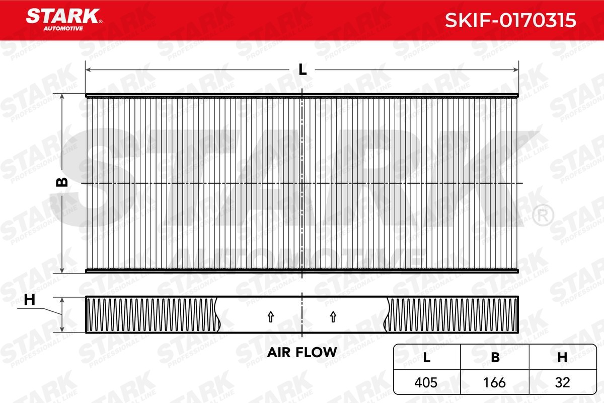 STARK Filtr kabinowy klimatyzacja Fiat SKIF-0170315 w oryginalnej jakości