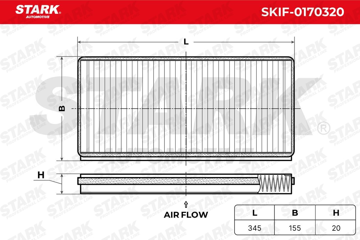 OEM-quality STARK SKIF-0170320 Air conditioner filter
