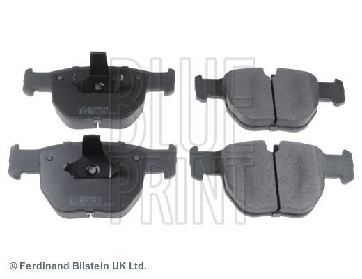 BLUE PRINT ADJ134216 Brake pad set Front Axle, prepared for wear indicator, with piston clip