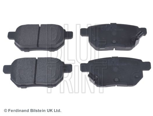 BLUE PRINT ADT342204 Brake pad set Rear Axle, with acoustic wear warning, with retaining spring holder