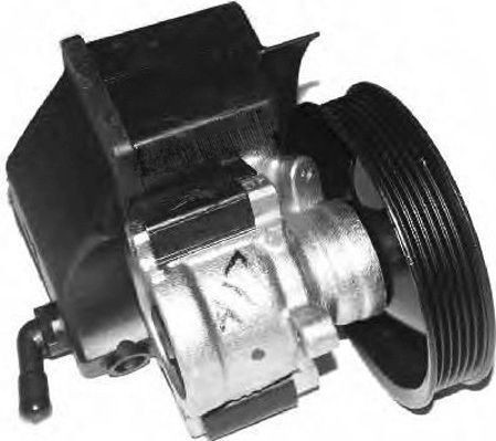 GENERAL RICAMBI PI0196 Power steering pump Hydraulic, 100 bar, Number of ribs: 6, Belt Pulley Ø: 130 mm, with reservoir