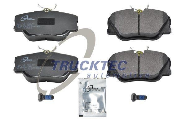 TRUCKTEC AUTOMOTIVE 02.35.113 Brake pad set Front Axle, prepared for wear indicator