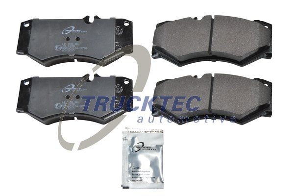 TRUCKTEC AUTOMOTIVE Disc brake pads rear and front MERCEDES-BENZ T1/TN Platform/Chassis new 02.35.144