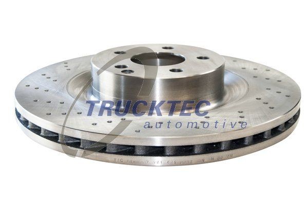 TRUCKTEC AUTOMOTIVE Front Axle, 350x32mm, 5x112, perforated/vented Ø: 350mm, Num. of holes: 5, Brake Disc Thickness: 32mm Brake rotor 02.35.208 buy