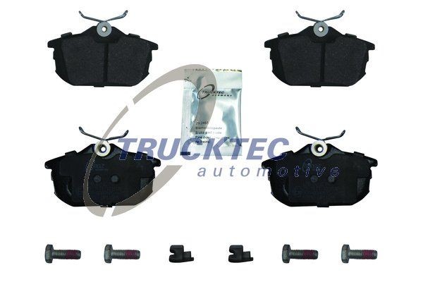 TRUCKTEC AUTOMOTIVE Rear Axle Height: 47mm, Width: 87mm, Thickness: 15,2mm Brake pads 02.35.248 buy