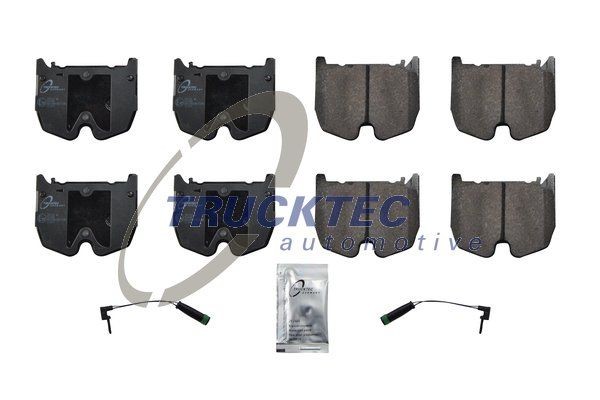 Original 02.35.457 TRUCKTEC AUTOMOTIVE Set of brake pads MERCEDES-BENZ