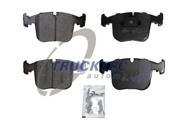 TRUCKTEC AUTOMOTIVE Front Axle, prepared for wear indicator, excl. wear warning contact Brake pads 08.35.044 buy