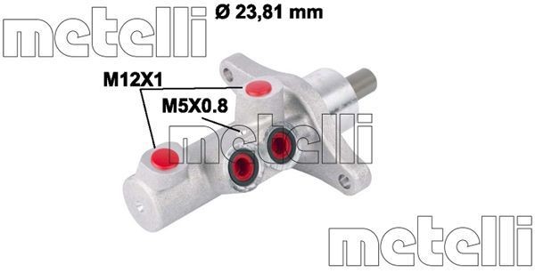 METELLI 05-0772 Brake master cylinder 7701209308