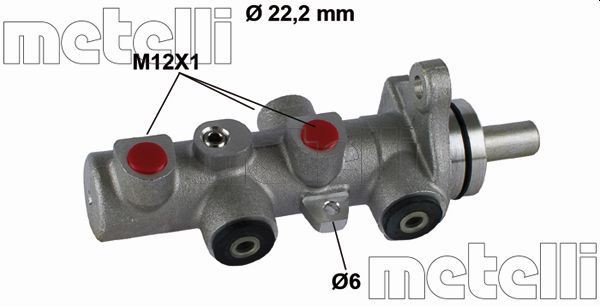 METELLI Brake master cylinder 05-0793 Kia RIO 2014