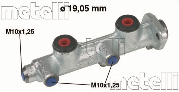 Fiat FIORINO Brake master cylinder METELLI 05-0068 cheap