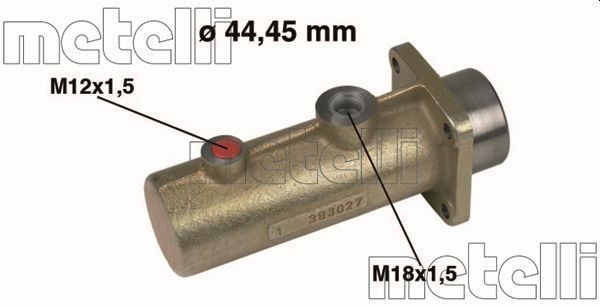 METELLI 05-0105 Brake master cylinder 4164296