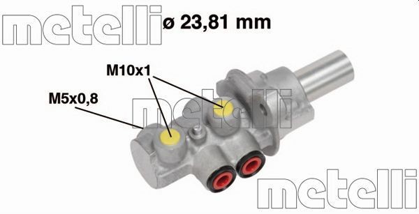 METELLI 05-0683 Brake master cylinder 77364809