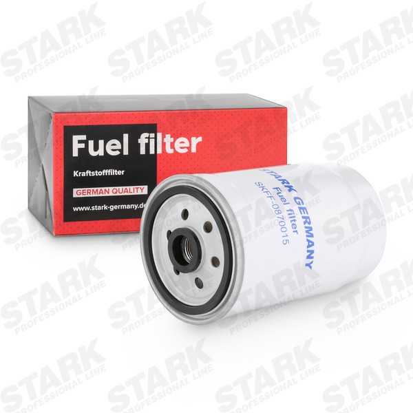 STARK SKFF-0870015 Fuel filter Spin-on Filter, with filter heating, with water drain screw, Diesel, with gaskets/seals
