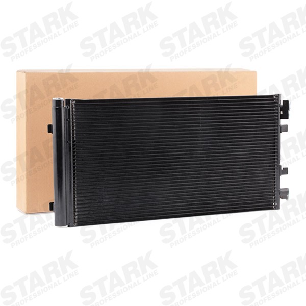 STARK SKCD-0110338 Air conditioning condenser with dryer, 685 x 347 x 16 mm, Aluminium, R 134a
