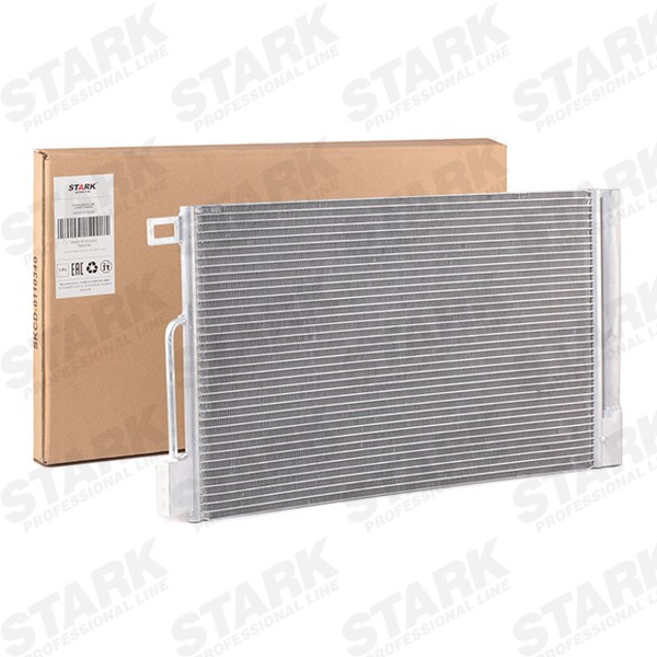 STARK SKCD-0110340 Air conditioning condenser with dryer, 600 x 355 x 12 mm, Aluminium