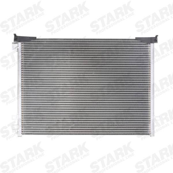 STARK SKCD-0110341 Air conditioning condenser without dryer, 610 x 435 x 16 mm, 15,5mm, 15,5mm, Aluminium