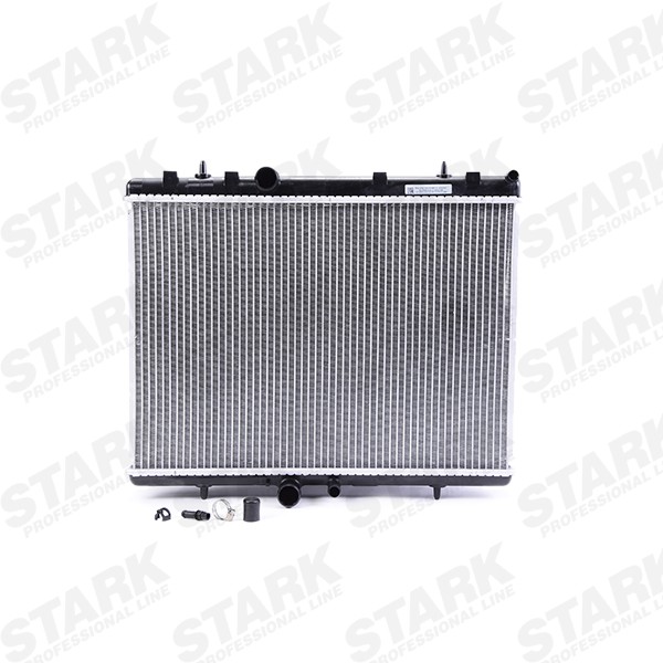 STARK SKRD-0120179 Engine radiator Aluminium, 563 x 378 x 18 mm, Mechanically jointed cooling fins