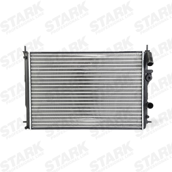 STARK SKRD-0120186 Engine radiator Aluminium, Plastic, for vehicles with air conditioning, Manual Transmission