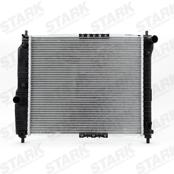 Radiators STARK Aluminium, Plastic, for vehicles without air conditioning, for vehicles with/without air conditioning, Manual Transmission - SKRD-0120206