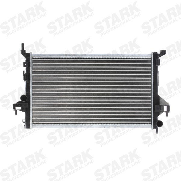 STARK SKRD-0120258 Engine radiator Aluminium, Plastic, for vehicles with air conditioning, for vehicles with/without air conditioning, Manual Transmission