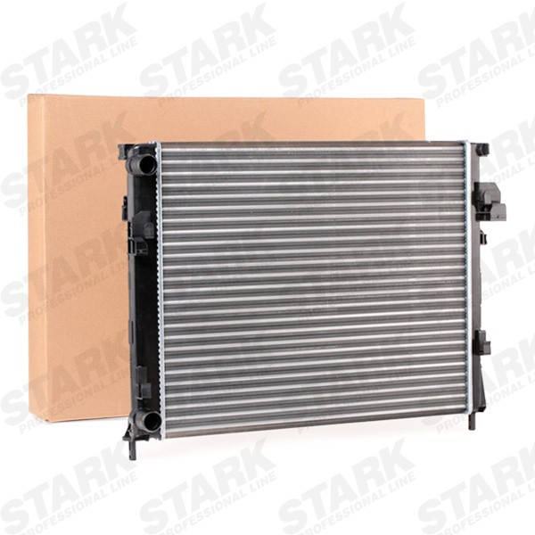 STARK SKRD-0120288 Engine radiator Aluminium, Plastic, for vehicles with/without air conditioning, Manual Transmission