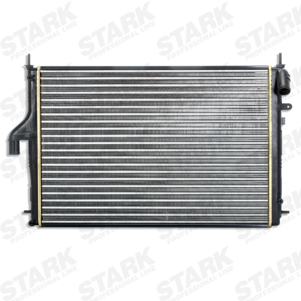STARK SKRD-0120317 Engine radiator Aluminium, Plastic, for vehicles with air conditioning, Manual Transmission
