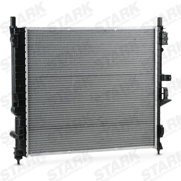 STARK SKRD-0120335 Engine radiator Aluminium, Plastic, for vehicles with/without air conditioning, Manual-/optional automatic transmission