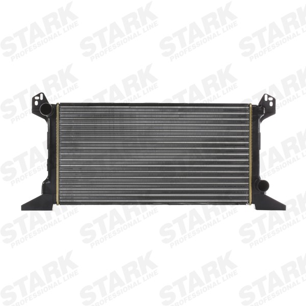 STARK SKRD-0120348 Engine radiator Aluminium, Plastic, for vehicles without air conditioning, Manual Transmission